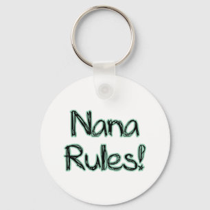Porte-clés Règles de Nana !