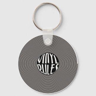 Porte-clés Règles de vinyle