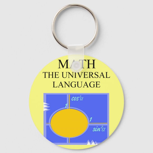 Porte-clés règles mathématiques (Recto)