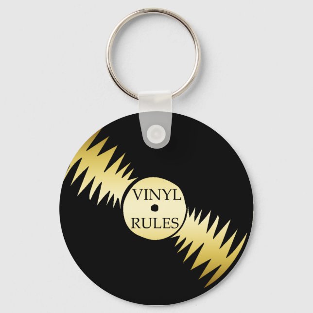 PORTE-CLÉS RÈGLES VINYLES (Recto)