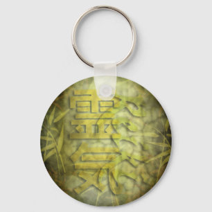 Porte-clés REIKI / conception en bambou