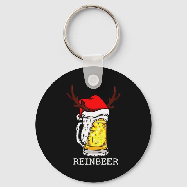 Porte-clés Reinbeer Winedeer Santa Hat Reindeer Couple Xmas M (Recto)