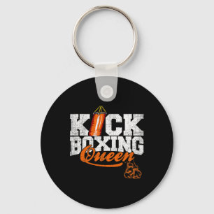 Porte-clés Reine de kickboxing Kickboxer Workout Graphique 