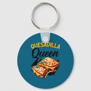 Porte-clés Reine de quesadilla nourriture mexicaine cinq de m