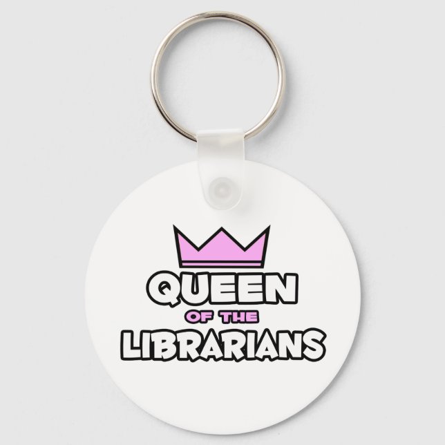 Porte-clés Reine des bibliothécaires (Recto)