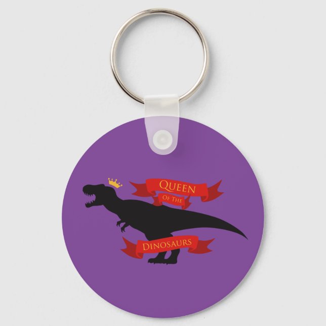 Porte-clés Reine des Dinosaures (Recto)