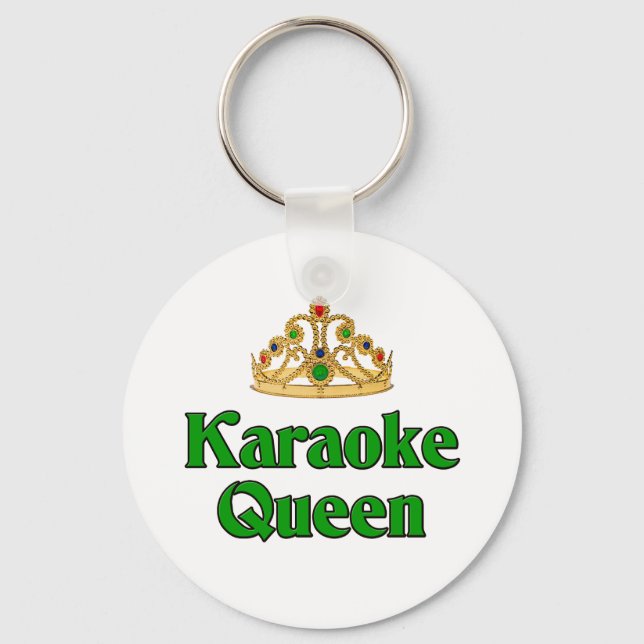 Porte-clés Reine Karaoke (Recto)