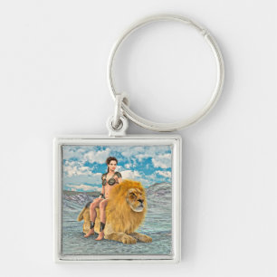 Porte-clés Reine Lion Fantaisie