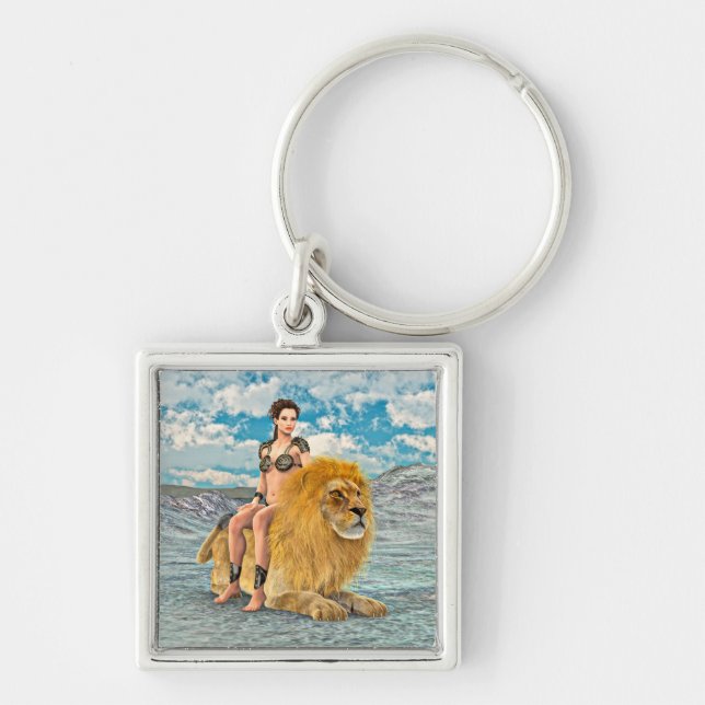 Porte-clés Reine Lion Fantaisie (Devant)