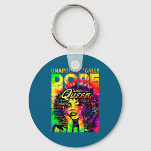 Porte-clés Reine Noire Afro Mélanine sans excuses