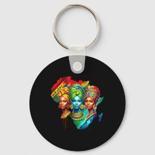 Porte-clés Reine noire Patrimoine Art Africain Carte Histoire