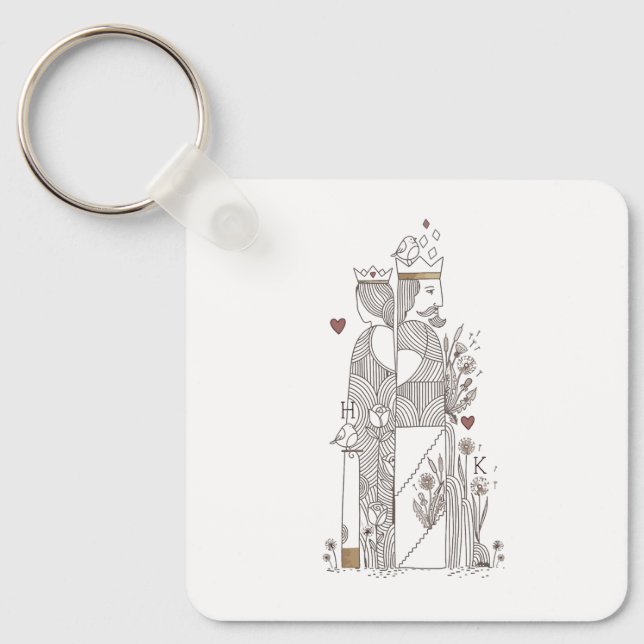 Porte-clés Reine+Roi (Recto)