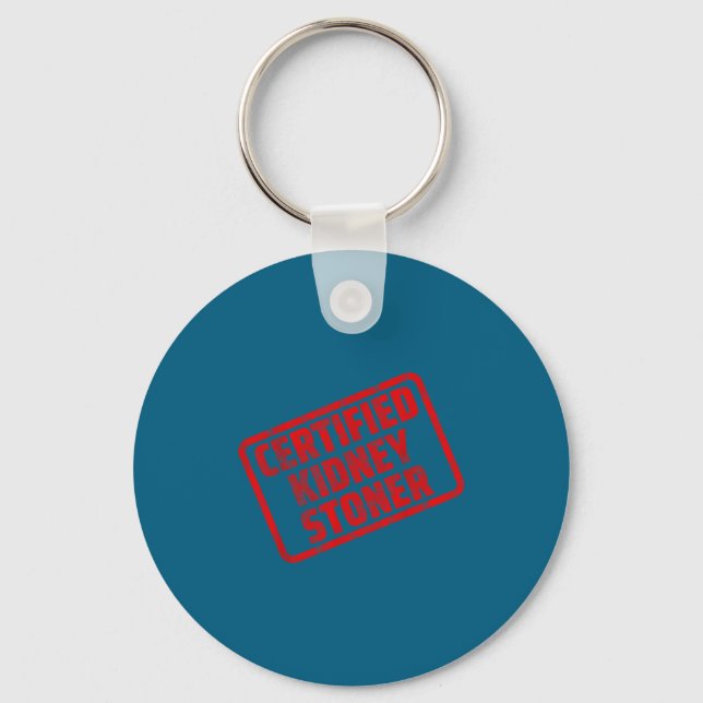 Porte-clés Reins drôle mème de calcul rénal  (Recto)