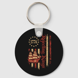 Porte-clés Rejeter Les Rois Depuis 1776 Drapeau Patriotique U