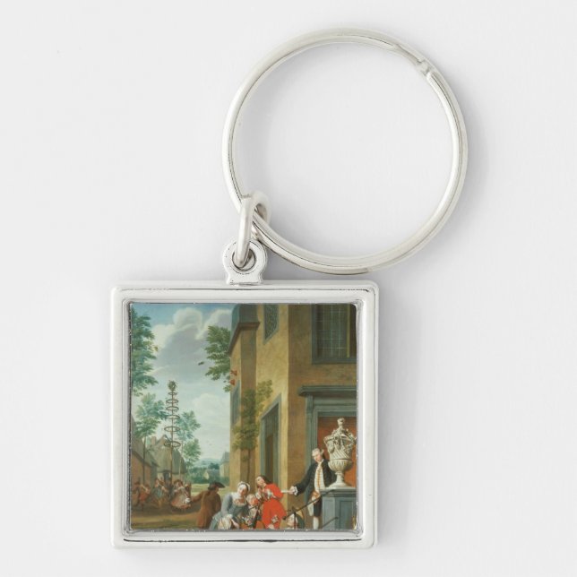 Porte-clés Réjoissances de villageois (Devant)