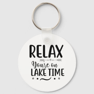 Porte-clés Relax Vous êtes sur le lac Time