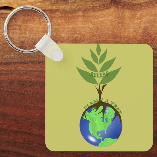 Porte-clés ReLeaf Plantez un arbre (Recto)