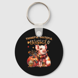 Porte-clés Remerciements Gratuit Bienheureux Cochon D'Animal