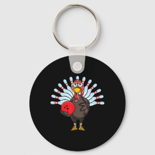 Porte-clés Remerciements Turquie Bowling Pin Matching Team Ca