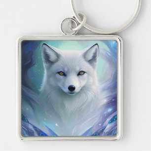 Porte-clés Renard blanc Extraordinaire sur Icy Land