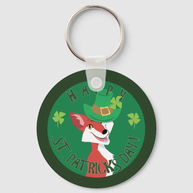 Porte-clés Renard de la Saint Patrick (Recto)