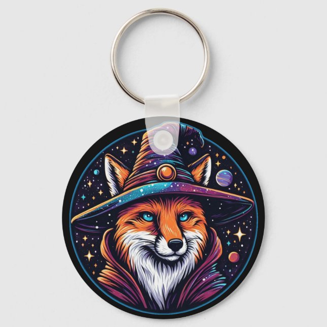 Porte-clés Renard d'Imaginaire - Assistant Céleste (Recto)