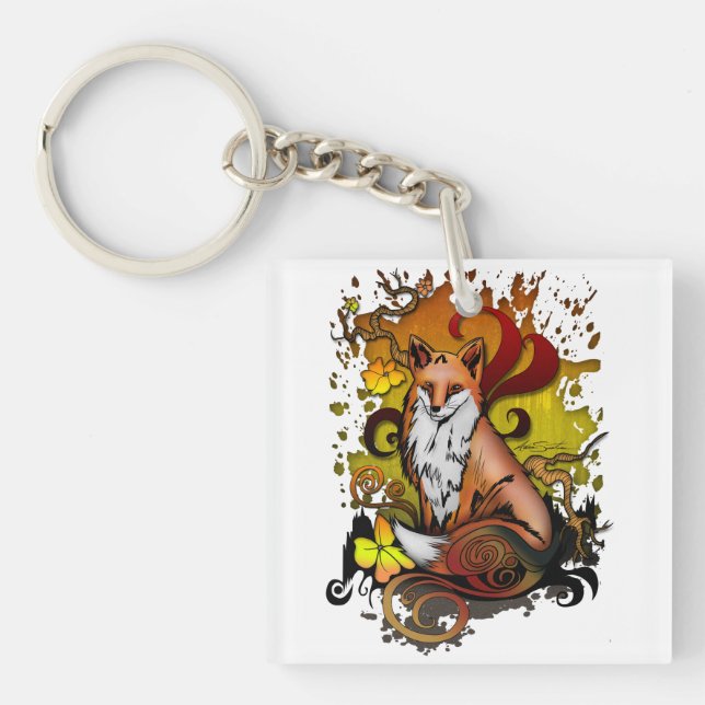 Porte-clés Renard extérieur (Devant)