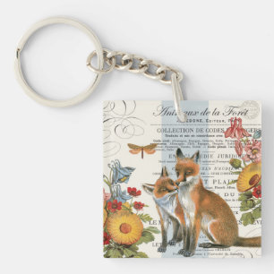 Porte-clés Renard vintage