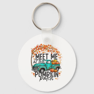 Porte-clés Rencontrez-Moi Au Citrouille Patch Automne Automne