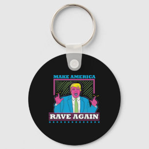 Porte-clés Rendre l'Amérique à nouveau drôle Trump Edm Shirt
