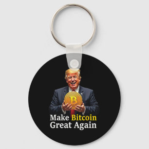 Porte-clés Rendre le Bitcoin grand à nouveau Trump Bitcoin Cr