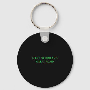 Porte-clés Rendre le Groenland à nouveau vert Trump Meme Homm