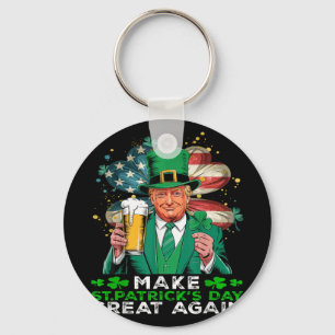 Porte-clés Rendre le Jour de la Saint Patrick grand à nouveau