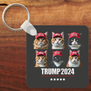 Porte-clés Rendre les chats en sécurité à l'élection de Maga 