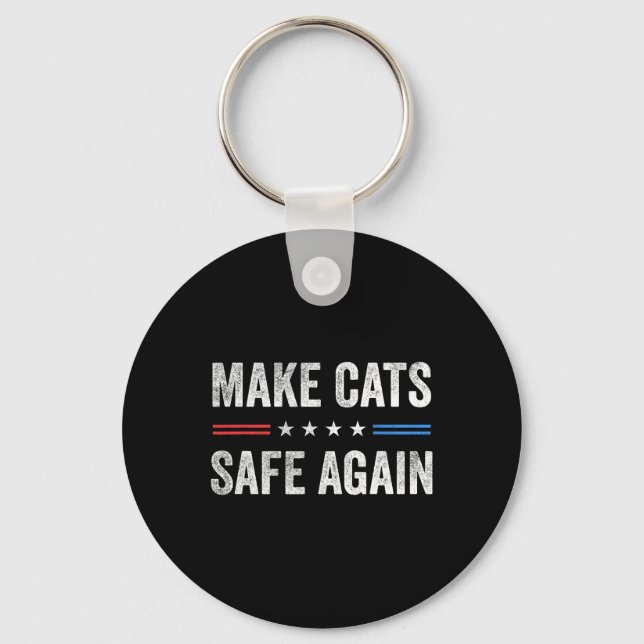 Porte-clés Rendre les chats en sécurité, une nouvelle électio (Recto)