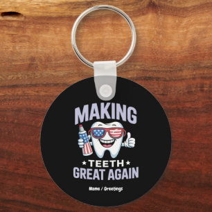 Porte-clés Rendre les dents magnifiques à nouveau Dental Assi