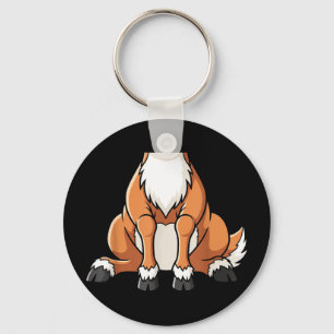 Porte-clés Renne drôle brun cerf Noël xmas animal