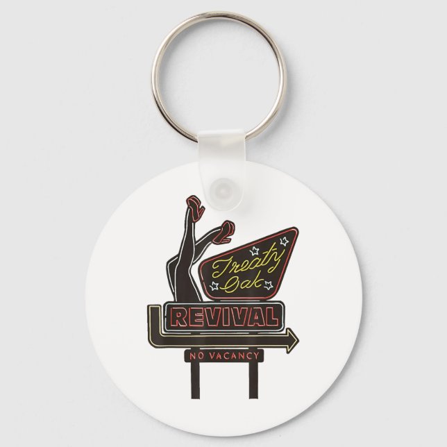 Porte-clés Renouveau du chêne traité (Recto)