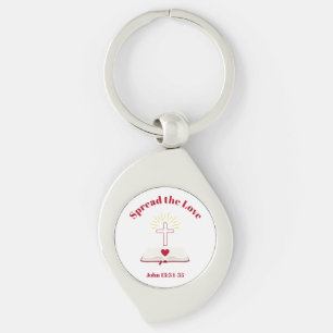 Porte-clés Répartir le Porte - clé de métal d'amour