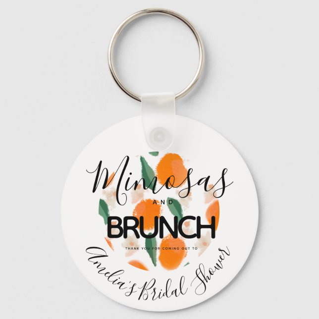 Porte-clés Repas de Mimosa Dessiné à la Main  Cadeau de Maria (Recto)