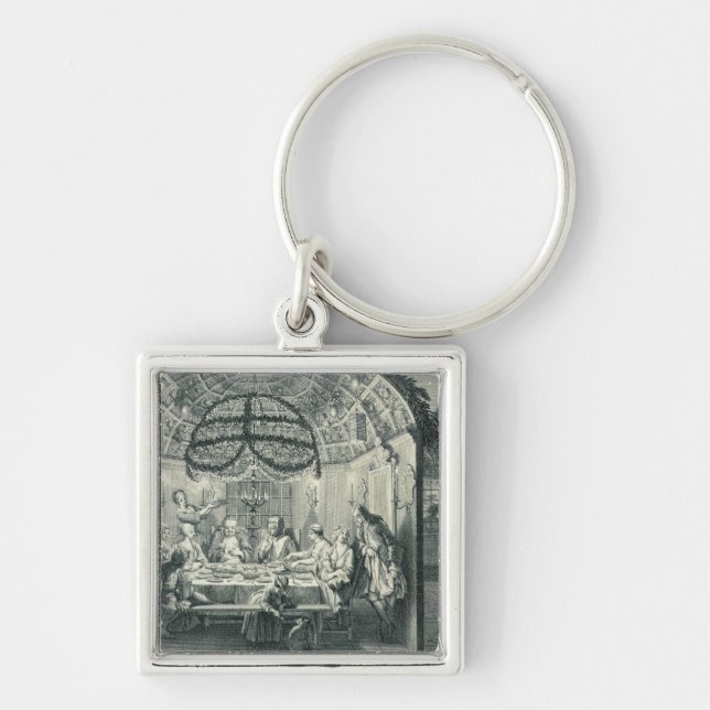Porte-clés Repas juif pendant le festin des tabernacles, I (Devant)
