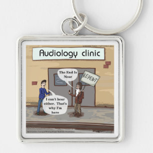 Porte-clés Repent For The Audiologist Office Funny