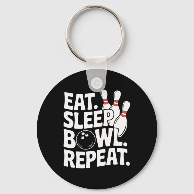 Porte-clés Répéter la répétition du bol du sommeil 1 (Recto)
