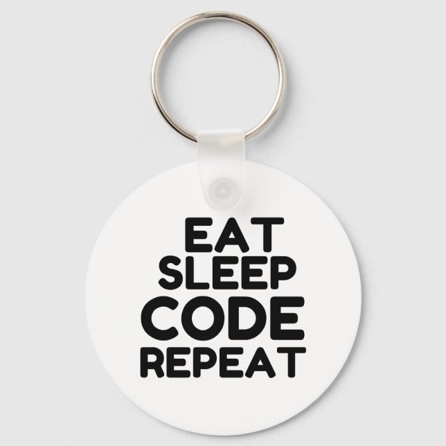 PORTE-CLÉS RÉPÉTER LE CODE DE SOMMEIL (Recto)