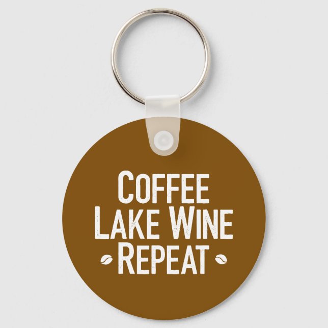 Porte-clés Répétition du vin de Coffee Lake (Recto)