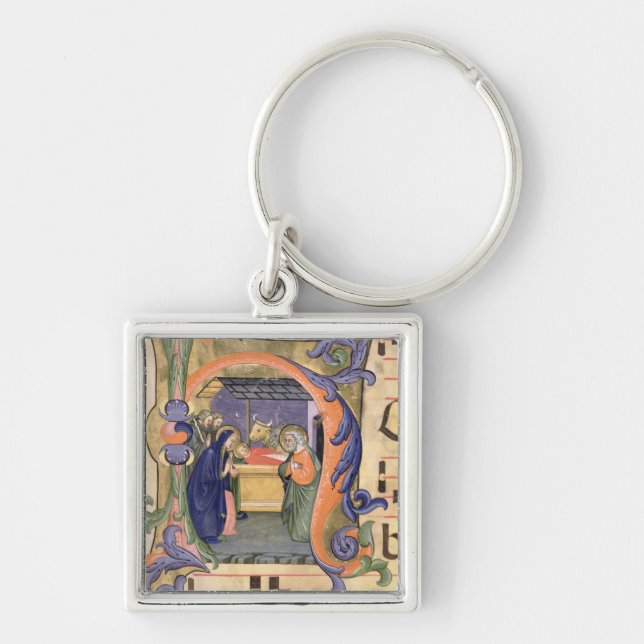 Porte-clés Representation de l'initiale "H" de Mme 571 f.6r (Devant)