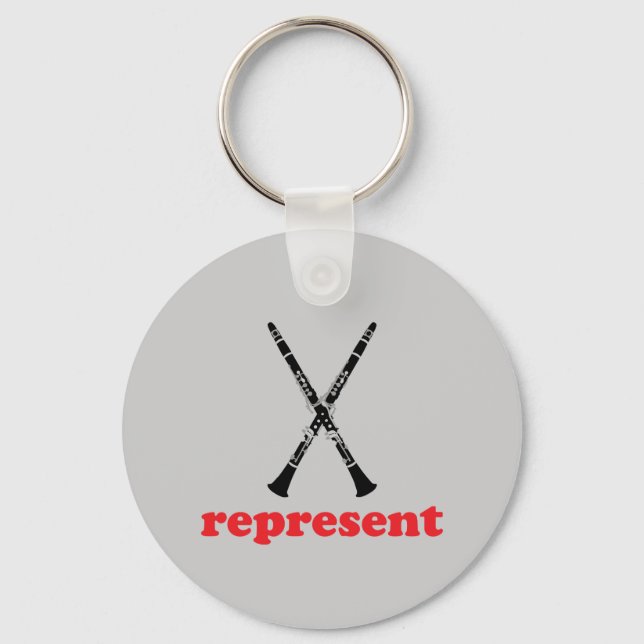 Porte-clés Représenter Clarinet (Recto)