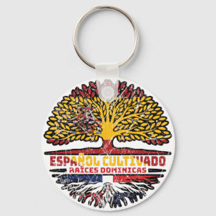 Porte-clés République Dominicaine Espagne drapeau espagnol de