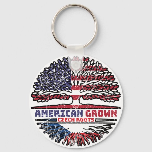 Porte-clés République tchèque Tchèque États-Unis États-Unis (Recto)