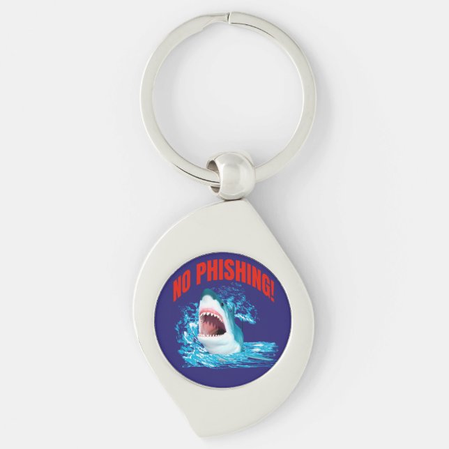 Porte-clés Requin Anti Phame Drôle (Devant)